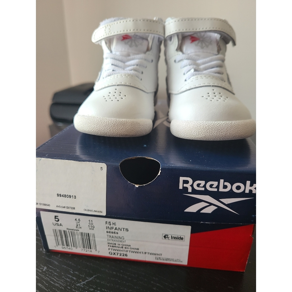 Reebok Freestyle Hi Athletic (Baby/Toddler)